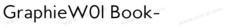 GraphieW01 Book字体转换